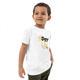 #DayInTheLife Organic cotton kids t-shirt
